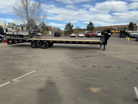 New 2026 Big Tex Trailers 14GN-30D5A-MRBK Flatbed Trailer