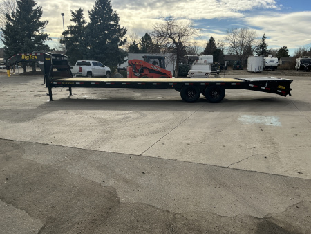 New 2026 Big Tex Trailers 14GN-30D5A-MRBK Flatbed Trailer