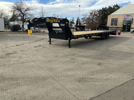 New 2026 Big Tex Trailers 14GN-30D5A-MRBK Flatbed Trailer