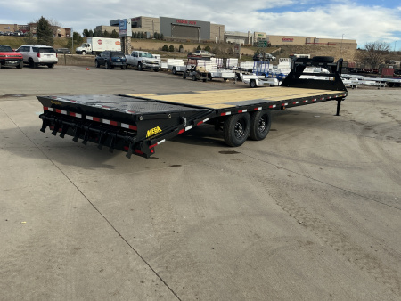 New 2026 Big Tex Trailers 14GN-30D5A-MRBK Flatbed Trailer