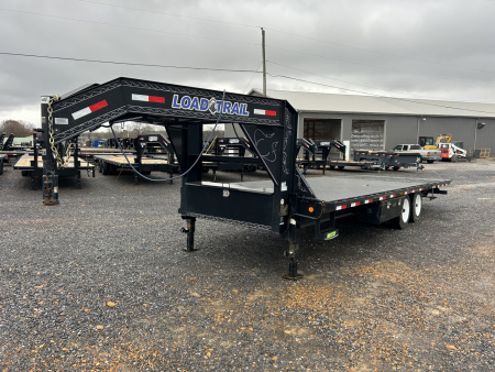 Used 2020 Load Trail 102 X30 16K Hydraulic Dovetail Trailer