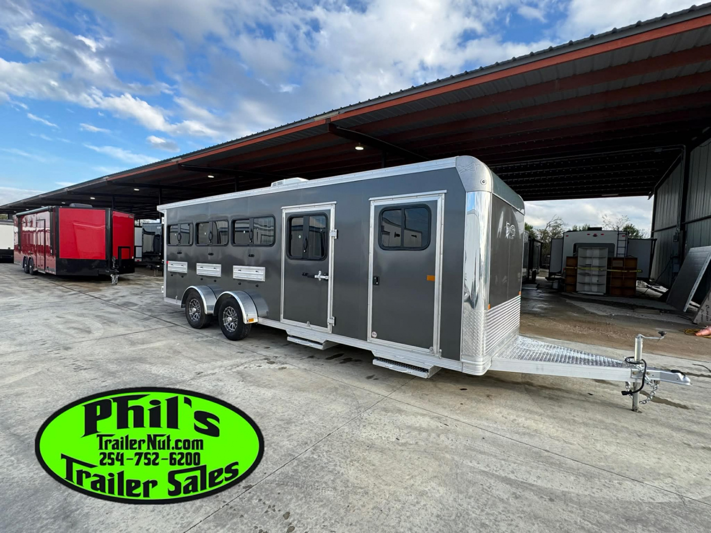 New 2026 Frontier Trailers 8 PEN LOW PRO LIVE STOCK TRAILER WITH