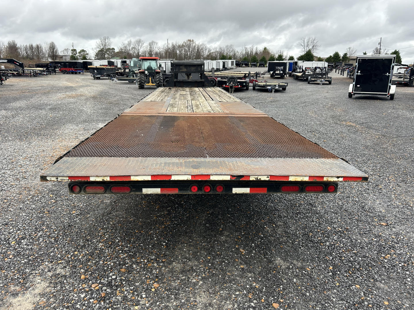 Used 2015 PJ Trailers 102"x35' 24k Hydraulic Dovetail Trailer