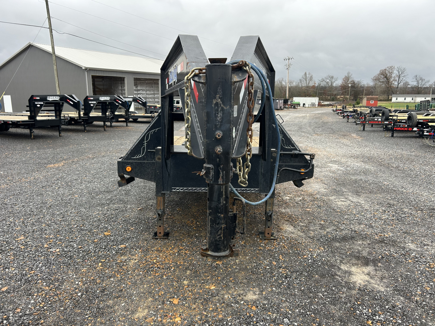 Used 2018 Load Trail 102"X25' 22K Gooseneck Flatbed Trailer