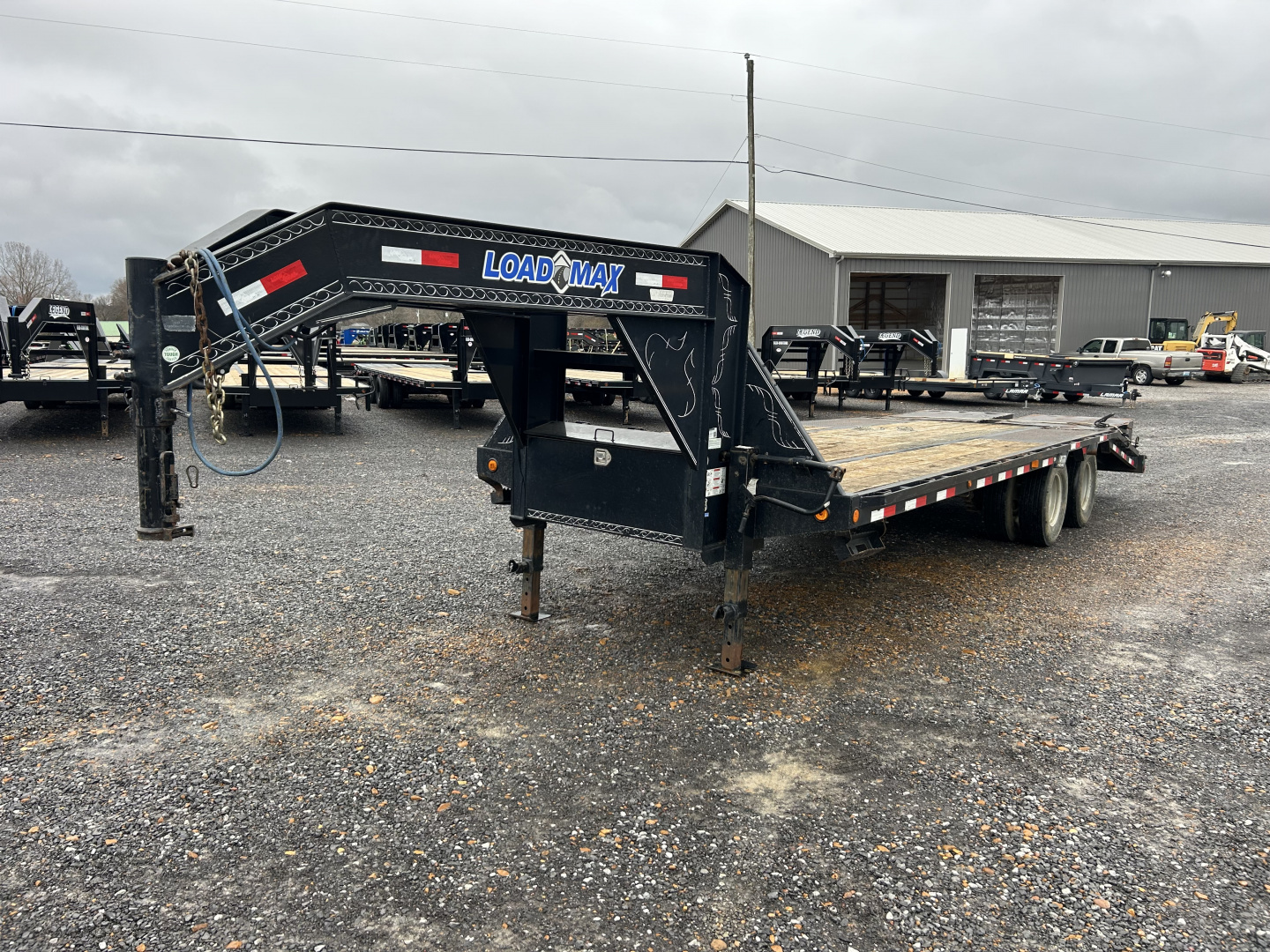 Used 2018 Load Trail 102"X25' 22K Gooseneck Flatbed Trailer