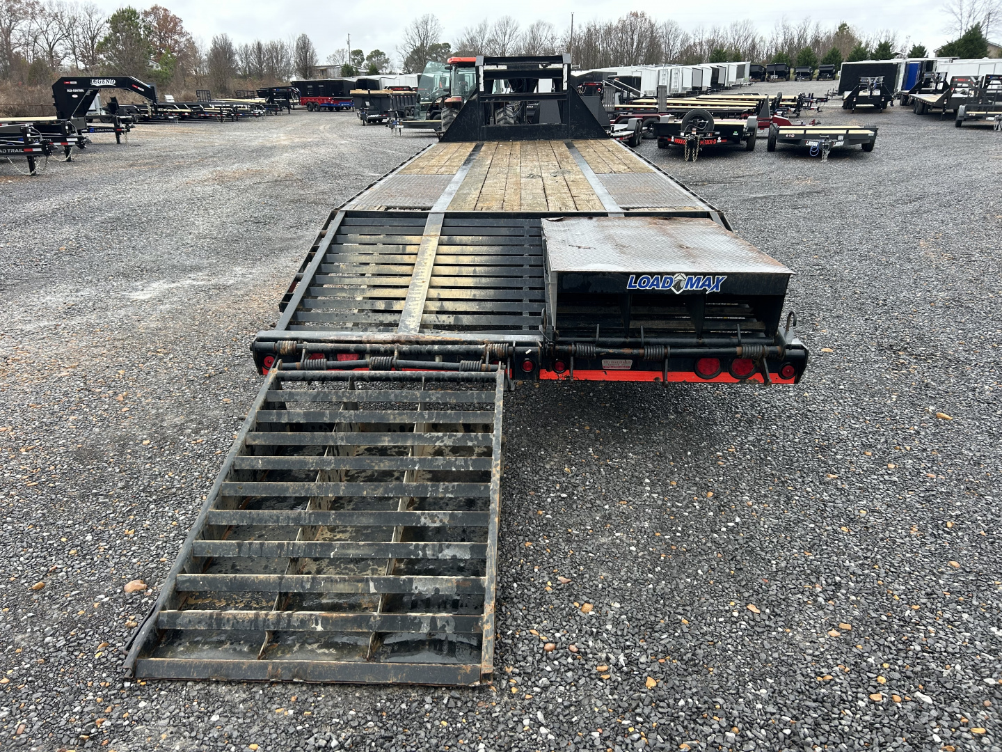 Used 2018 Load Trail 102"X25' 22K Gooseneck Flatbed Trailer