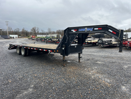 Used 2018 Load Trail 102 X25' 22K Gooseneck Flatbed Trailer