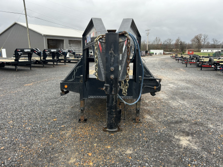 Used 2018 Load Trail 102"X25' 22K Gooseneck Flatbed Trailer