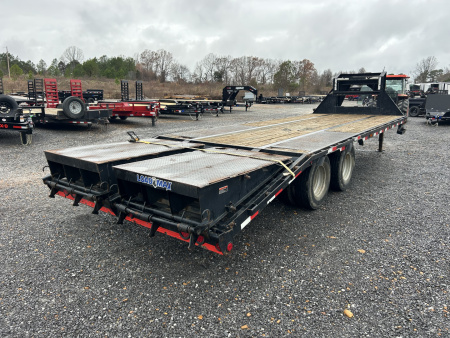Used 2018 Load Trail 102"X25' 22K Gooseneck Flatbed Trailer
