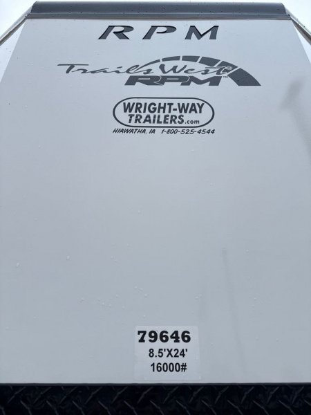 New 2026 Trails West RPMGN24 Snowmobile Trailer