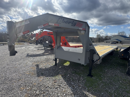 New 2026 Liberty LF16K-35+5 Flatbed Trailer, MAMMOTH RAMPS, TOOLBOXES NON CDL HOTSHOT