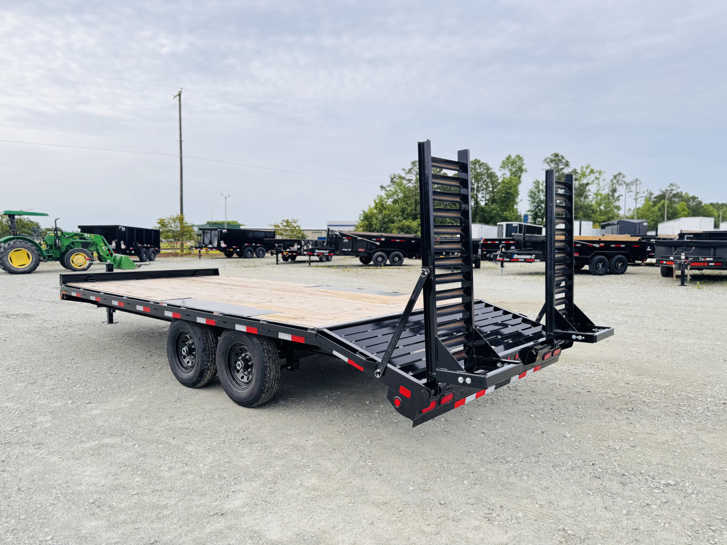 New 2026 Big Tex Trailers 14OA-20D3A-FRBK Equipment Trailer
