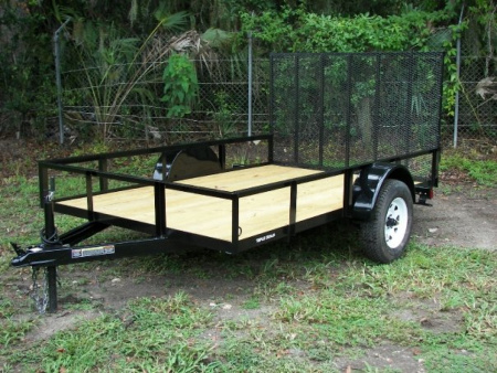 New 2026 Triple Crown Trailers 6.4 X 10 SA WITH RAMP Utility Trailer