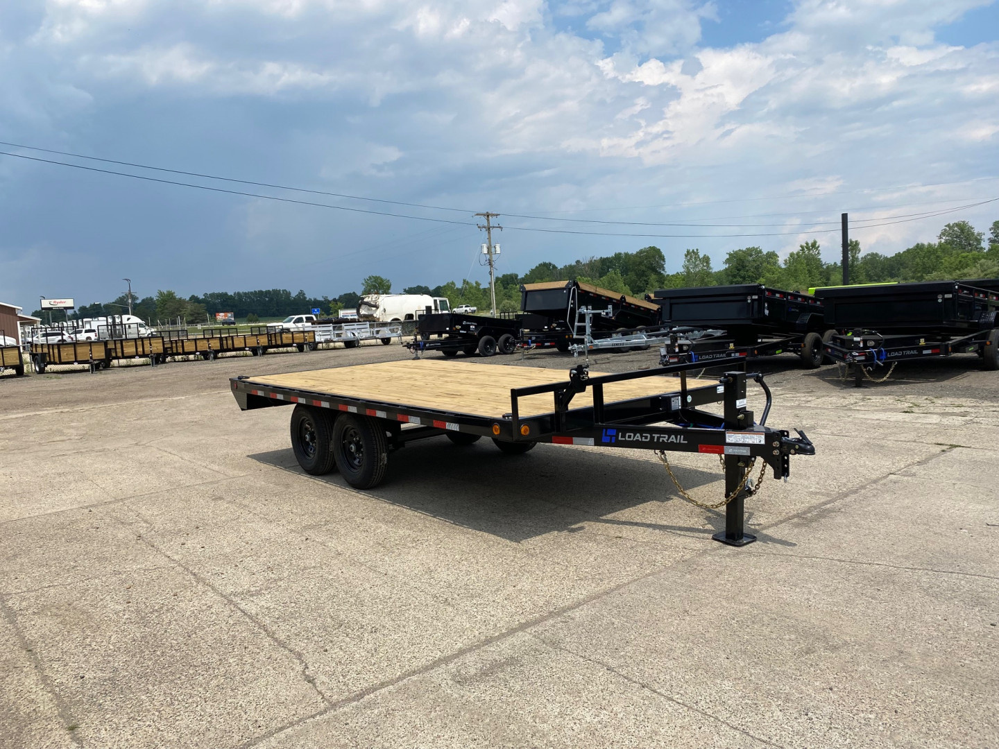 New 2025 Load Trail 102x16 Tandem Axle 14k Deckover Trailer