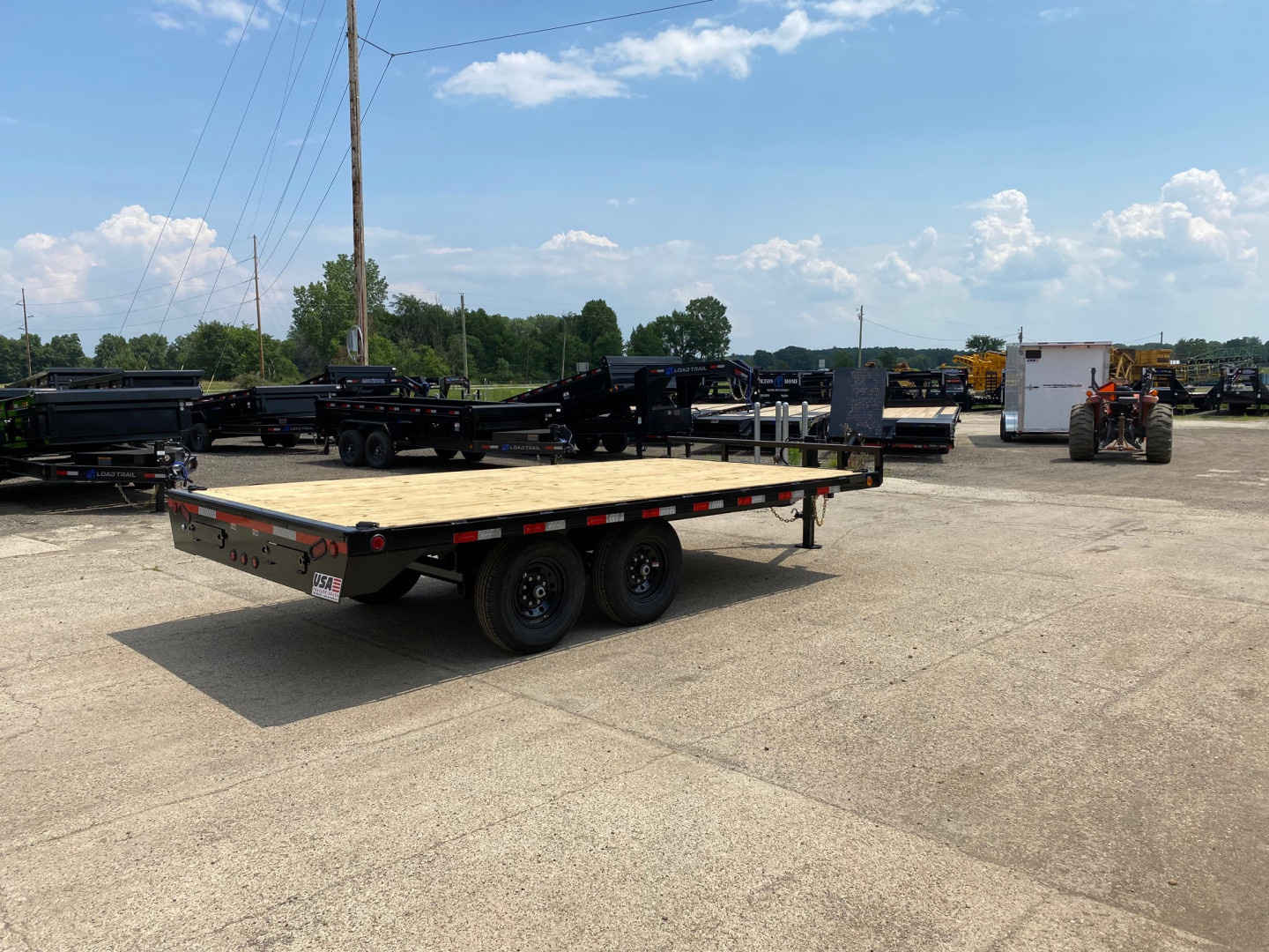 New 2025 Load Trail 102x16 Tandem Axle 14k Deckover Trailer