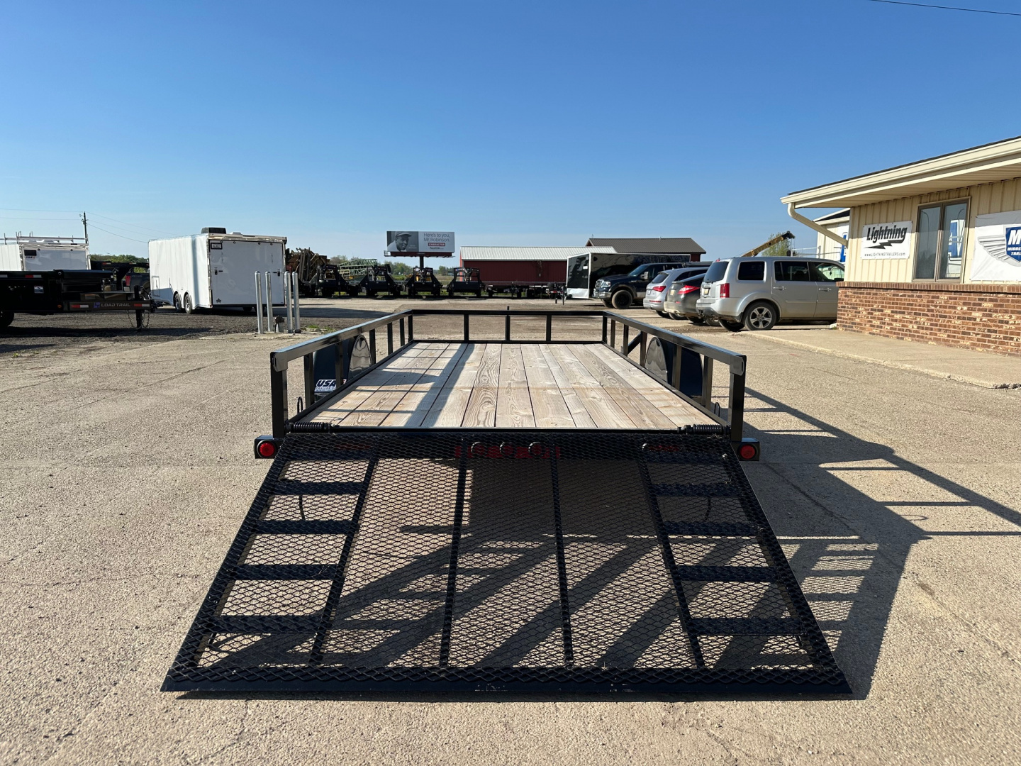 New 2026 Load Trail 83x14 Low Rail Side 3k Landscape Trailer