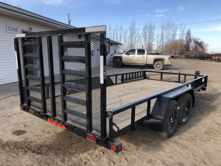 New 2026 Load Trail 83X14 W/ ATV SIDES Landscape Trailer