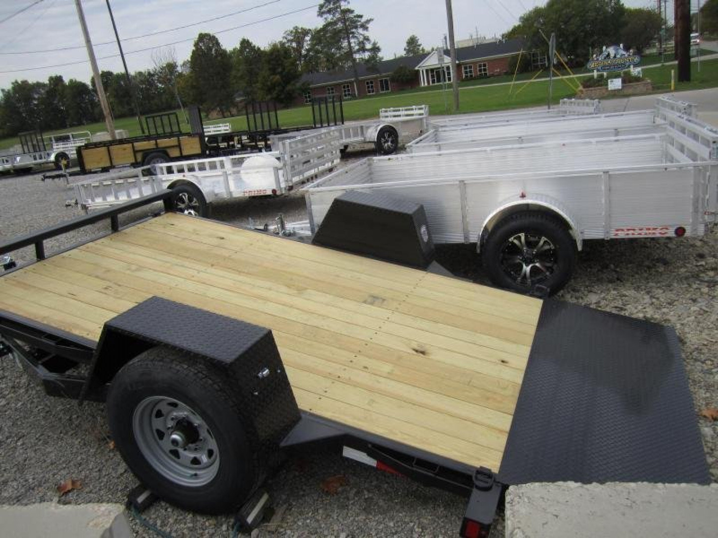 New 2026 Sure-Trac 78 IN x 12 Tilt Bed Equipment 7.8K Equipment Trailer