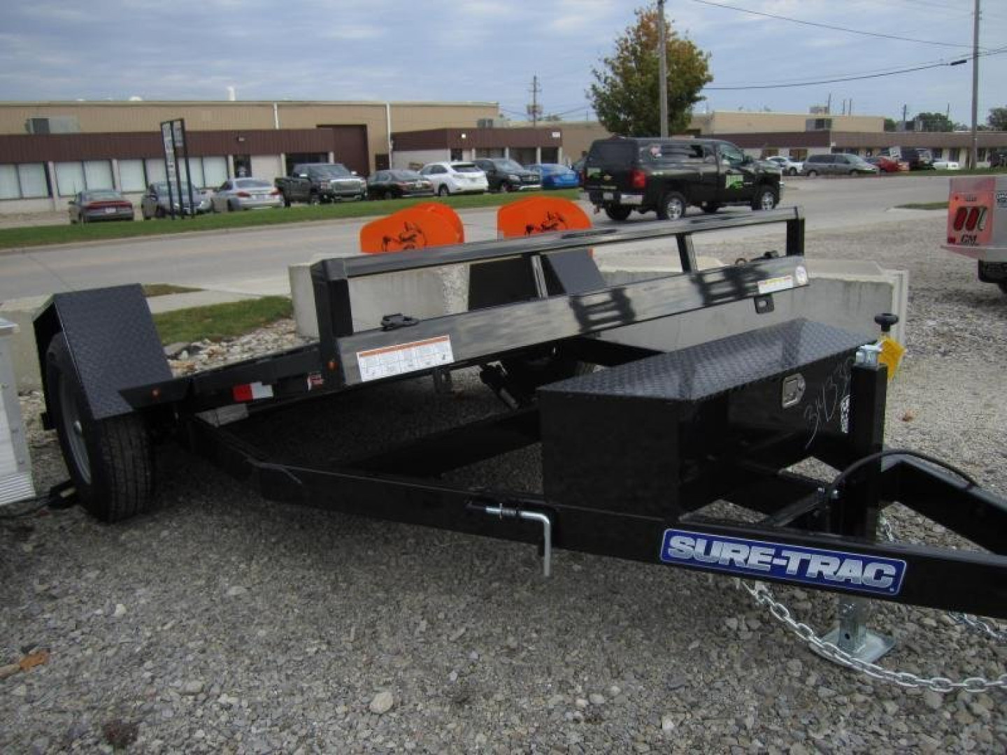 New 2026 Sure-Trac 78 IN x 12 Tilt Bed Equipment 7.8K Equipment Trailer