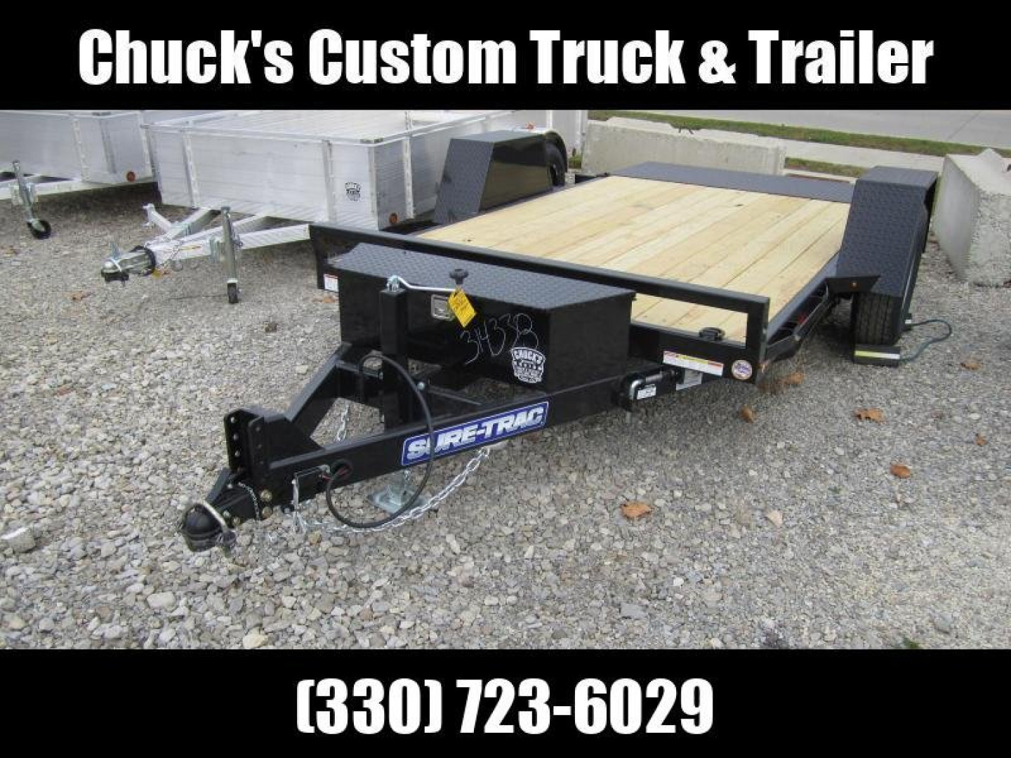 New 2026 Sure-Trac 78 IN x 12 Tilt Bed Equipment 7.8K Equipment Trailer