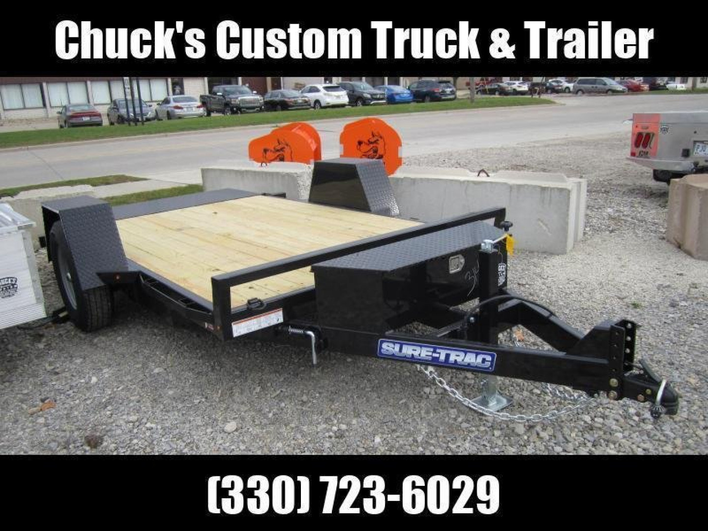 New 2026 Sure-Trac 78 IN x 12 Tilt Bed Equipment 7.8K Equipment Trailer