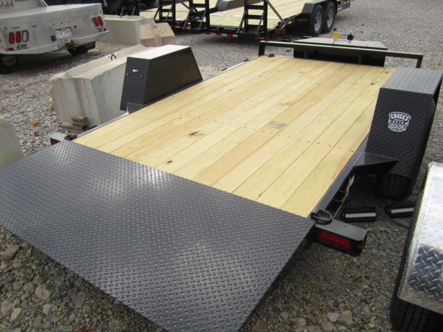 New 2026 Sure-Trac 78 IN x 12 Tilt Bed Equipment 7.8K Equipment Trailer