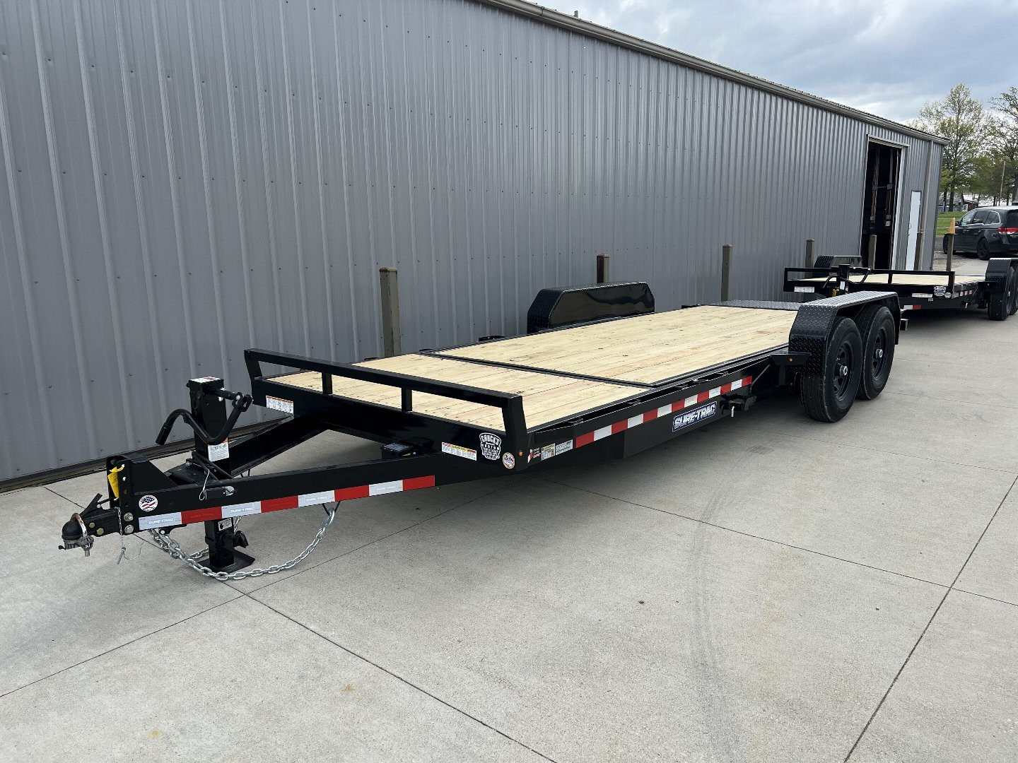 New 2026 Sure-Trac 7 X 16 + 4 Tilt Bed Equipment 14K Tilt Trailer