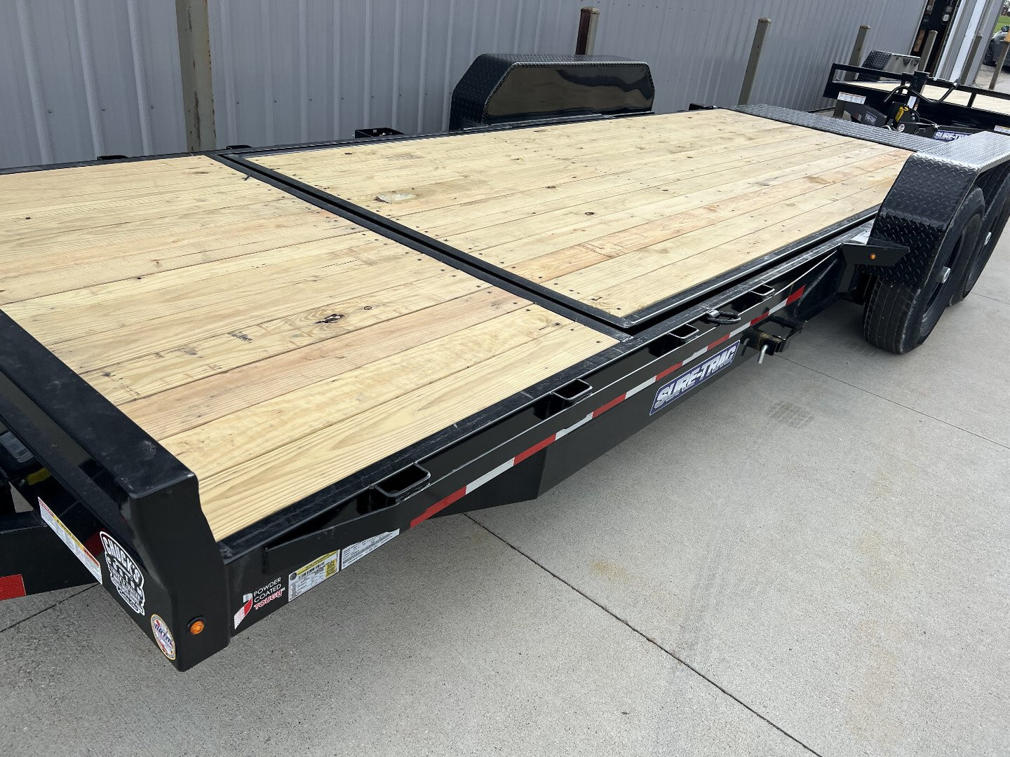 New 2026 Sure-Trac 7 X 16 + 4 Tilt Bed Equipment 14K Tilt Trailer