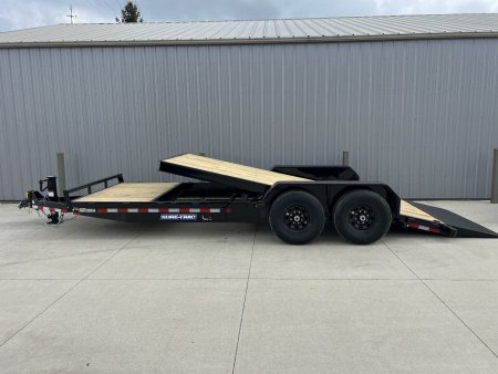 New 2026 Sure-Trac 7 X 16 + 4 Tilt Bed Equipment 14K Tilt Trailer