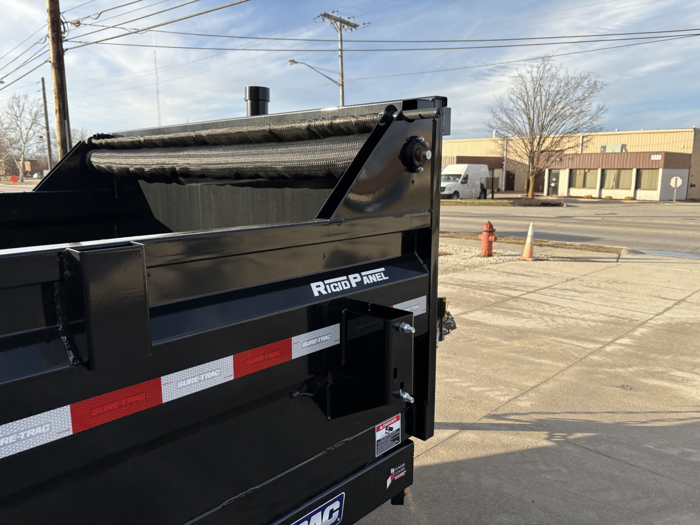 New 2026 Sure-Trac 82 IN x 16 HD Low Profile Dump Trailer 14K Telescopic Dump Trailer