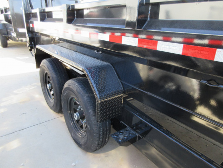 New 2026 Sure-Trac 82 IN x 16 HD Low Profile Dump Trailer 14K Telescopic Dump Trailer