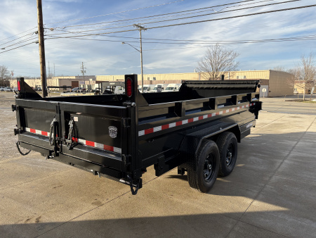 New 2026 Sure-Trac 82 IN x 16 HD Low Profile Dump Trailer 14K Telescopic Dump Trailer