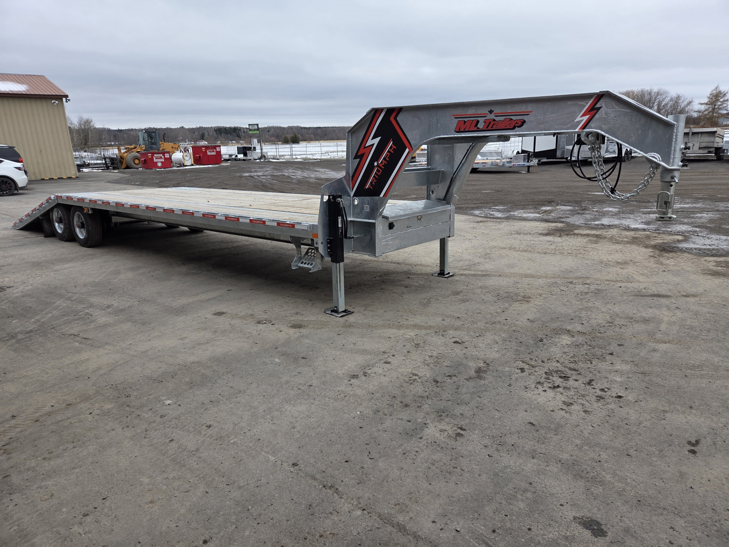 New 2026 Triumph Trailers 14 Ton 32' Dovetail Tilt Trailer