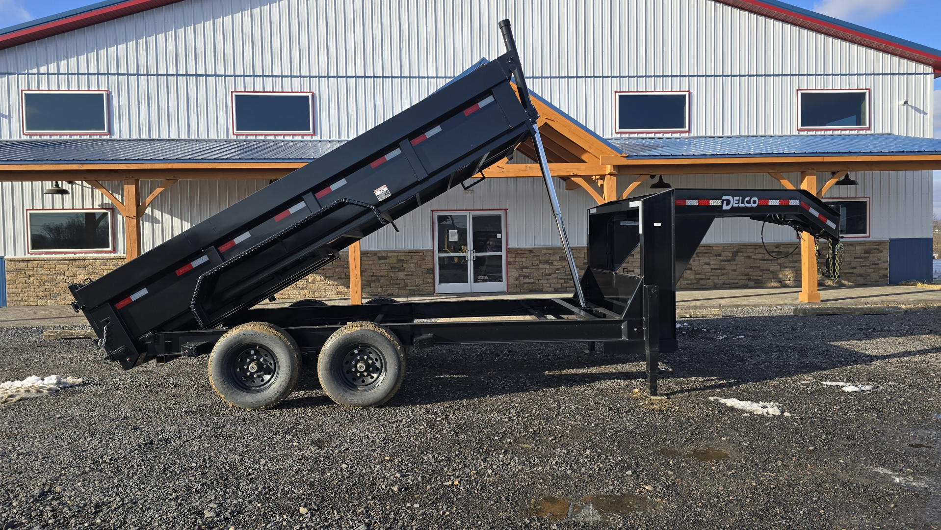 New 2026 Delco Trailers Dump Trailer / 83"x16' / 14,000 GVWR