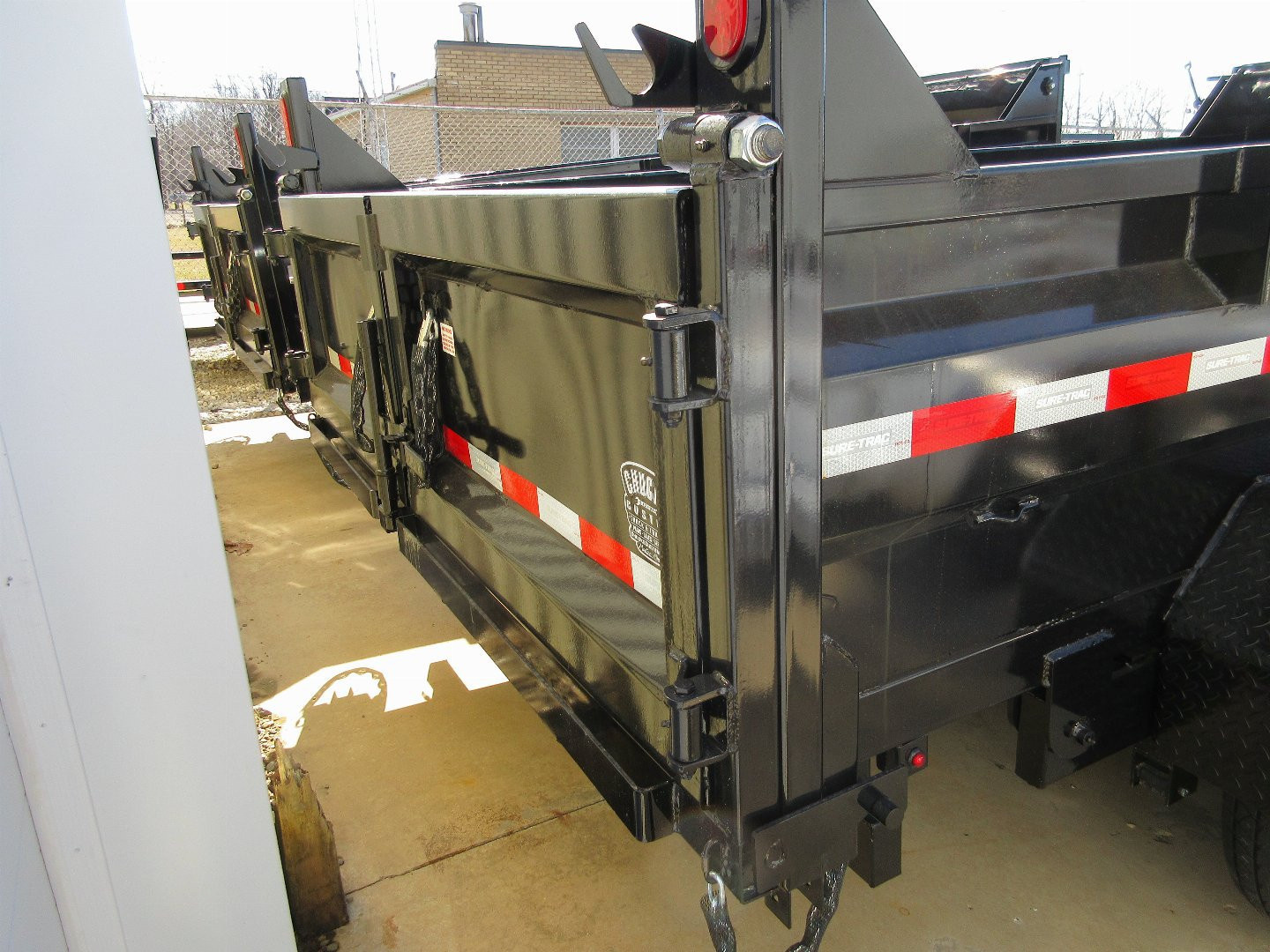 New 2026 Sure-Trac 82 IN x 14 HD Low Profile Dump Trailer 14K Telescopic Dump Trailer