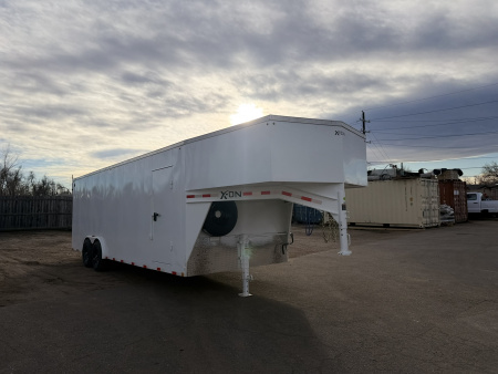 New 2026 X-On 8-24 Gooseneck Enclosed Contractor Trailer (DESC)