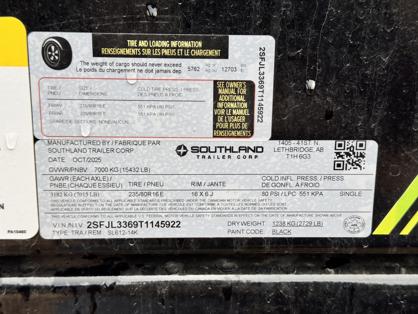 New 2026 Southland Trailers 6-12 Dump 7K Axles