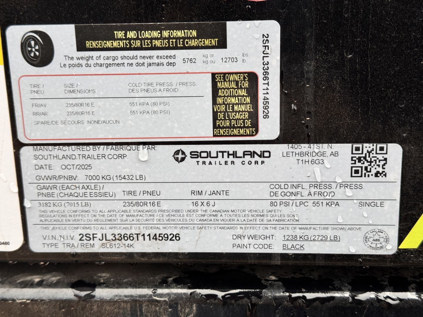 New 2026 Southland Trailers 6-12 Dump 7K Axles