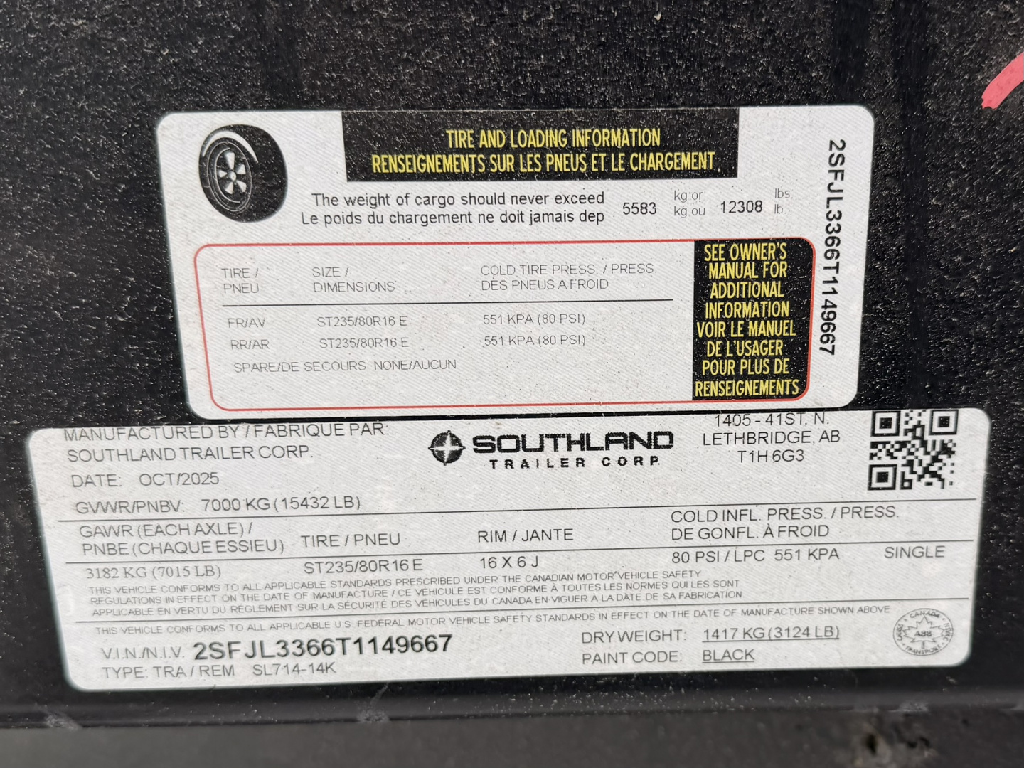 New 2026 Southland Trailers 7-14 Dump 7K Axles