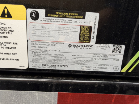 New 2026 Southland Trailers 5-10 Dump 5.2K Axles