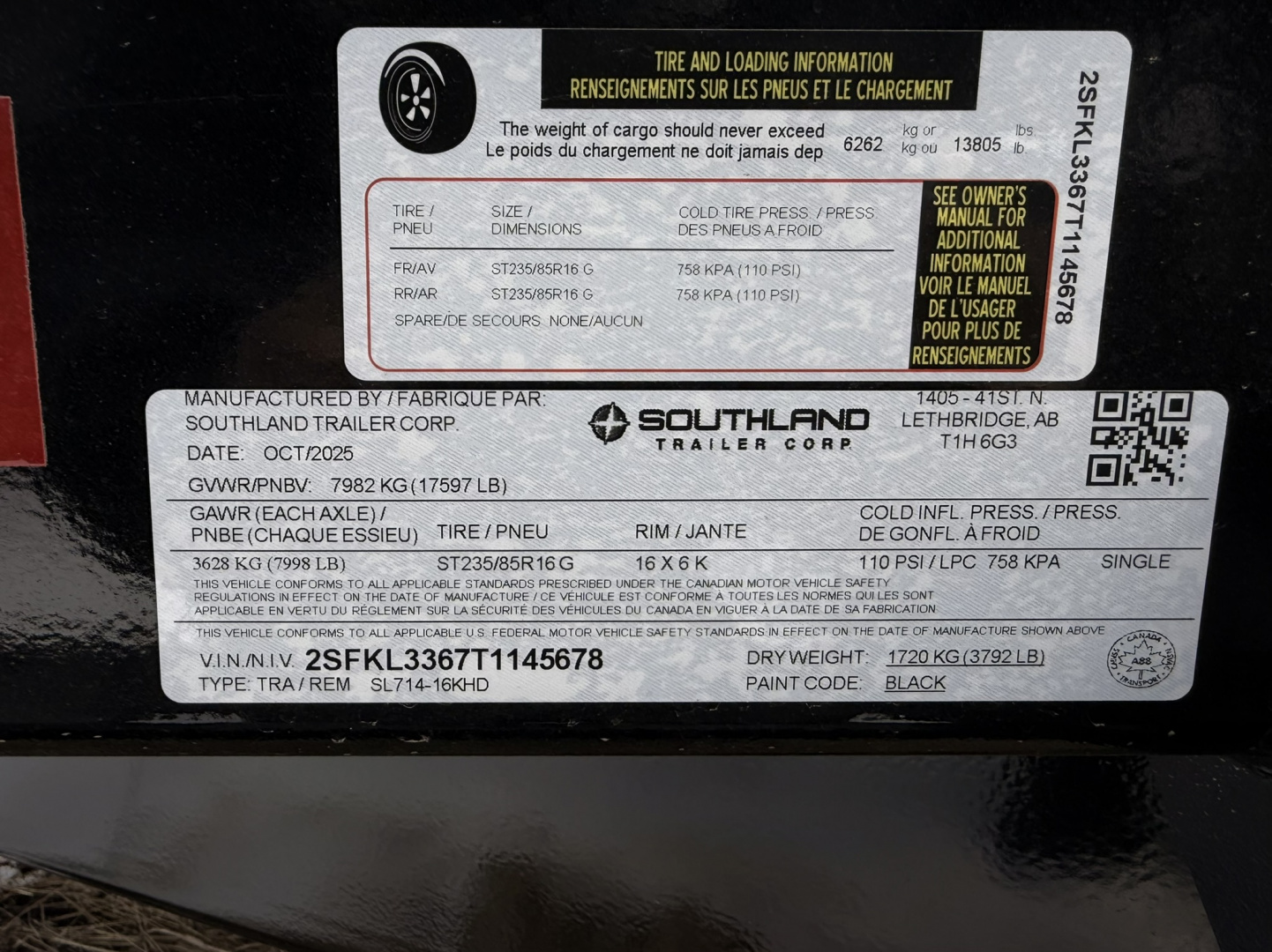 New 2026 Southland Trailers 7-14 Dump 7 Gauge Floor 8K Axles