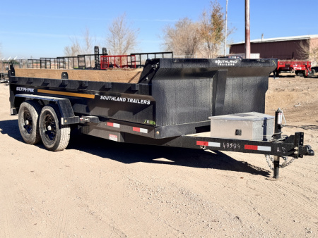 New 2026 Southland Trailers 7-14 Dump 7 Gauge Floor 8K Axles