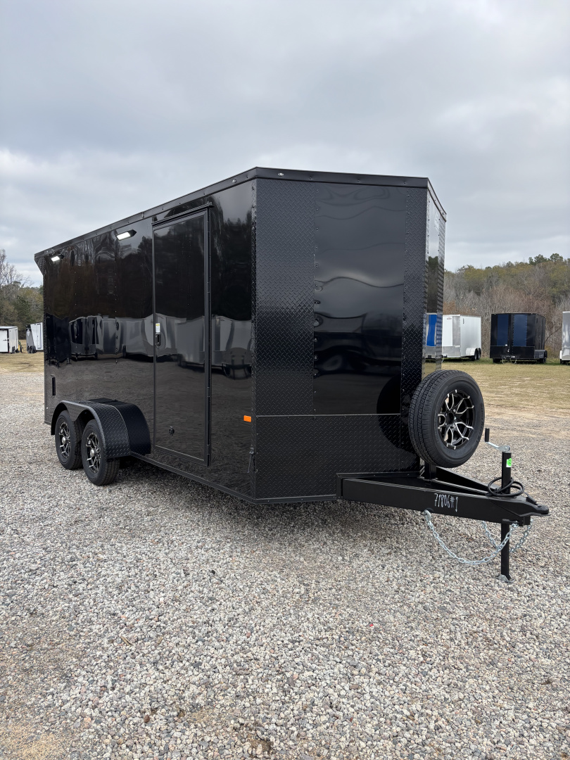 New 2026 Rock Solid Cargo 7 x 16 7K Enclosed Trail