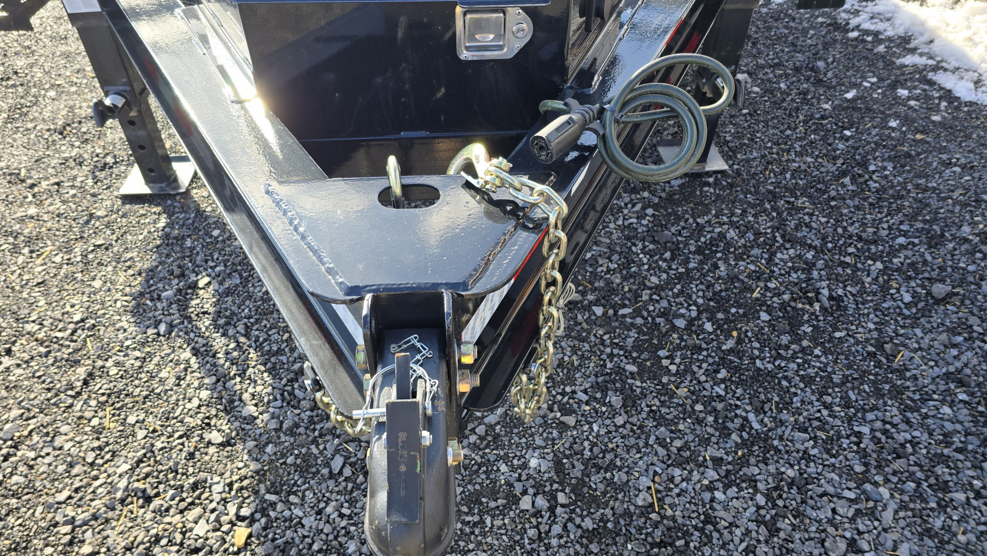 New 2026 Delco Trailers Deckover Power Tilt / 102"x24' / 4' Stationary / 14000 GVWR