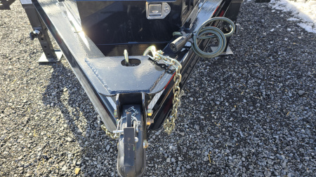 New 2026 Delco Trailers Deckover Power Tilt / 102"x24' / 4' Stationary / 14000 GVWR