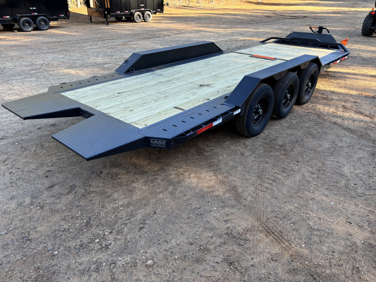 New 2026 RawMaxx G3X 102X24 BUMPER PULL GRAVITY TILT TRAILER 21K GVWR Equipment Trailer