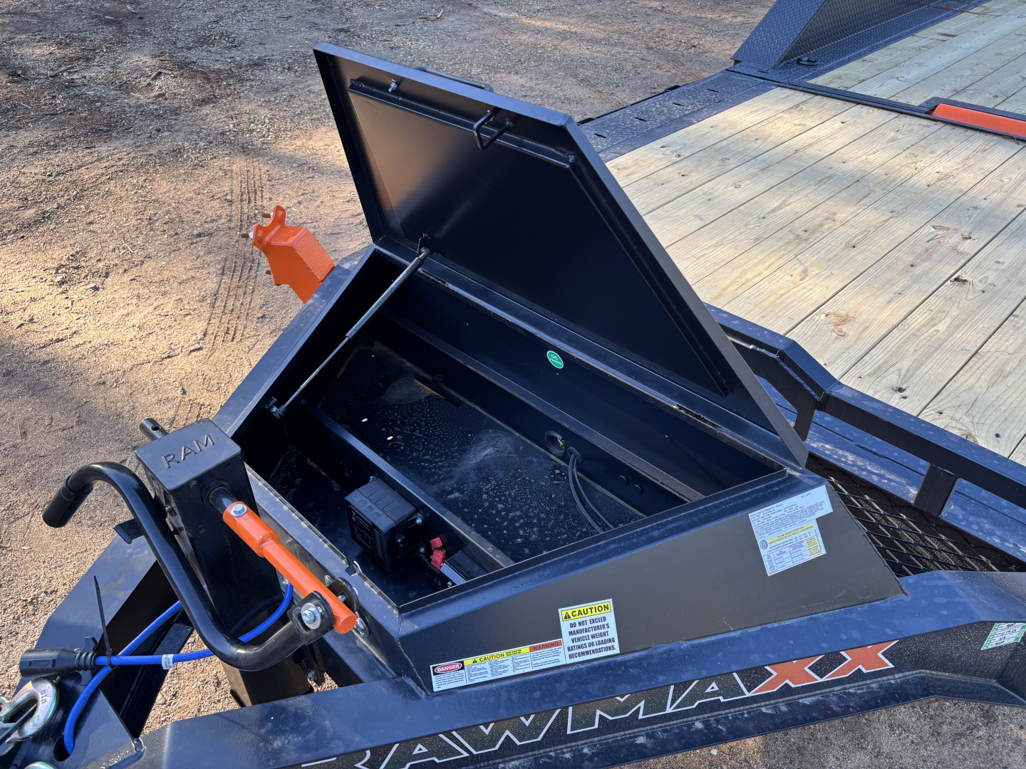 New 2026 RawMaxx G3X 102X24 BUMPER PULL GRAVITY TILT TRAILER 21K GVWR Equipment Trailer