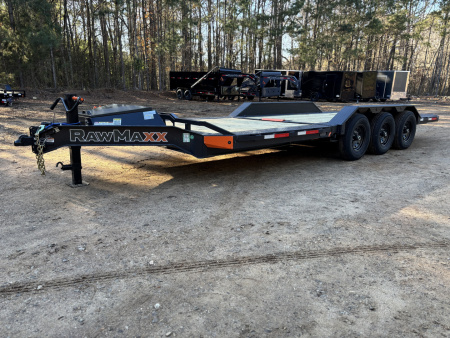 New 2026 RawMaxx G3X 102X24 BUMPER PULL GRAVITY TILT TRAILER 21K GVWR Equipment Trailer