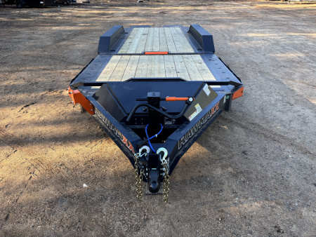 New 2026 RawMaxx G3X 102X24 BUMPER PULL GRAVITY TILT TRAILER 21K GVWR Equipment Trailer