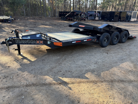 New 2026 RawMaxx G3X 102X24 BUMPER PULL GRAVITY TILT TRAILER 21K GVWR Equipment Trailer